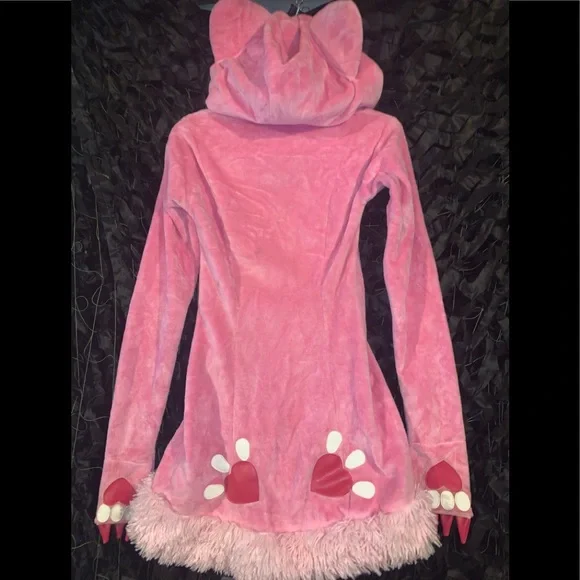 Vtg Josie Loves J Valentine Blushybear Costume Dress with hood & claws!! 💖 - Picture 10 of 16